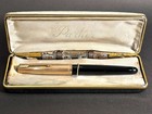 Nos Black Parker 51 Aerometric Fountain Pen Usa - F Nib  bfp572 