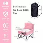 Toddler Travel Booster Seat  Compact Folding Eating Camping Beach Lawn Chair