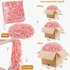 Pink Crinkle Cut Paper Shred Filler Gift Baskets Box Bags 1 2 Lb Grass