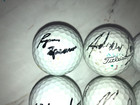 Autograph Signed Golf Ball Lot Of  7  Pga Tour The Memorial Columbus Ohio