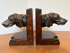 English Setter Dog Head Book Ends Resin With Bronze Casting By Ok Casting Co