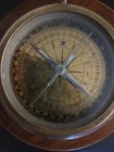 6  Vintage Brass Nautical Desk Compass Gimbaled Maritime Wooden Base Decor    