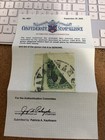 Confederate States 13d Diagonal Bisect Used On Piece With Csa Cert Mv604