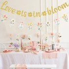 Love Is In Bloom Bridal Shower Decorations Banner  Floral Flower Themed Bridal 