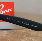 Ray ban rb4165 622 6q 54-16 Justin Red Polarized Lens Sunglasses - Matte Black