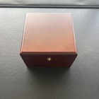 Chelsea Boardroom Clock Brass In Mahogany Box  Original Box   