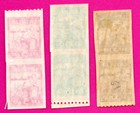 Latvia Lettland Pair Set Of 6 Stamps Sc  43-45 1919s Mnh 163