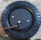 Vintage General Power -jet Miniature Tire With An Electric Clock Made By Session