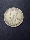 1916 Canadian Sterling Silver 50 Cents Coin 