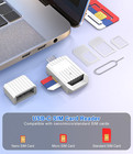 Usb-c Sim Card Reader - Includes Standard micro nano Sim Card Adapters Kit   Eje