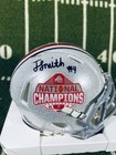 Jeremiah Smith Signed Ohio State 2024 National Champs Mini Helmet Beckett Coa