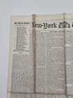 New York Tribune Newspaper 1856 Saturday April 26th Indian Corn Kansas