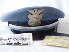 Vintage 1959 Obselete Fort Worth Texas Police Badge Wallet Id Cap Hat Group