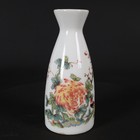 Chinese Porcelain Powder Colored Flower And Bird Patterned Wine Bucket