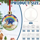 24 Set Diy Christmas Nativity Ornaments For Kids Christian Coloring Crafts -