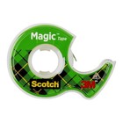 Scotch Magic Tape  3 Dispensered Rolls  3 4 X 300 Inches  Clear