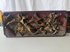  2  Chinese Qing Dynasty Gilt-wood Architectural Structural Narrative Panels