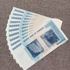 Zimbabwe 100 Trillion Dollars Banknote Uncirculated Currency Collectibles Ticket