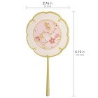 Mini Chinese Style Mirror  Flower Butterfly Hand Mirror  Vintage Aesthetic Pink