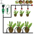 20m 65 6ft Garden Micro Drip Irrigation System Portable Adjustable Sprinkler Kit