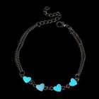 Luminous Beach Heart Anklet bracelet - Fashion Jewelry Glow In The Dark