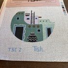 New Sundance Designs Needlepoint Handpainted Canvas Tish Cassandra