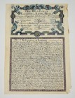 Miniature Engraved Antique Map The Road From Bodmin To Truro Owen Bowen 1720
