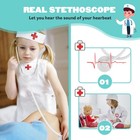 Doctor Kit For Kids  Dentist Pretend Play Educational Doctor Toy Set  25pcs W   
