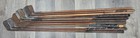 10 Antique Vintage 1920 s Hickory Wood Shaft Golf Clubs Missing Or Damaged Grips