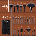 24pc Makeup Brush Set Synthetic Foundation Powder Blush Eye Kit Case