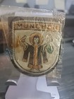 Vintage M  nchen Germany Coat Of Arms Crest Travel Souvenir Woven Patch Munich