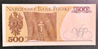 Poland  1982  500 Zlotych  Tadeusz Kosciuszko  P-145d  Grade Unc   Free Shipping