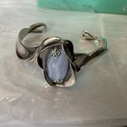 New Carolyn Pollack Sterling Silver Blue Lace Agate Set Bracelet Pendant