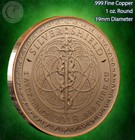 2018  love  1 Oz  999 Copper Round 