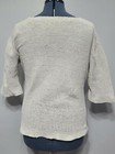 Vintage 1930s 1940s German Off White Short Sleeve Sweater Pre Wwii  b-44  W-38  