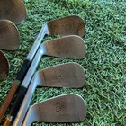 Robert T  Jones Jr  Spalding Kro-flite Iron Set 2-9 Faux Wood Wrap Steel Shaft