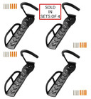 Lot Of 4 - Bike Rack For Garage Or Basement Wall Mount - Bike Hanger   Hooks