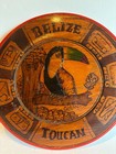 Vintage Solid Wood Belize Toucan Wall Plaque