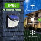 4pack Claoner Solar Power 128 Led Lights Pir Motion Sensor Outdoor Security Lamp