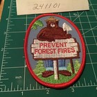 Vtg Smokey The Bear Patch  prevent Forest Fires   Sign Post  Spade New Old Stock