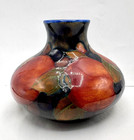 Vintage Moorcroft Pottery Squat Vase- Pomegranette s