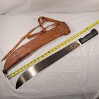 Legitimus Collins   Co  Machete W  Chitch  n-itz   Yucatan Leather Sheath