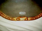 1920s Filigree Convex Glass Octagon Frame Pair 24kt Gold Plated Ormolu Antique