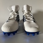 Nike Men 10 Alpha Huarache 7 Elite Duke Blue Devils Pe Lacrosse Cleat Bv0861-101