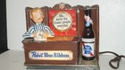 Vintage 1961 Lighted Cast Iron Pabst Blue Ribbon Beer Bartender Display