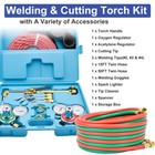 Gas Welding Cutting Torch Kit Oxy Acetylene Brazing Set Victor Type   50ft Hose