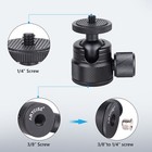 Artcise 2pc Camera Tripod Head Ball Head 360   Mini Ball Head 3 8  Hole Mount
