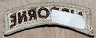 U s  Army Airborne Tab Patch - Desert Bdu Tan Dcu Arc Rocker New Nos Org Usgi