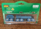 33647 Authentic Brio Wooden Train Blue Engine With Tender  New  Thomas  Htf 