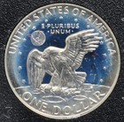 1974 S Proof Eisenhower Dollars  brown Ike  W  Ogp